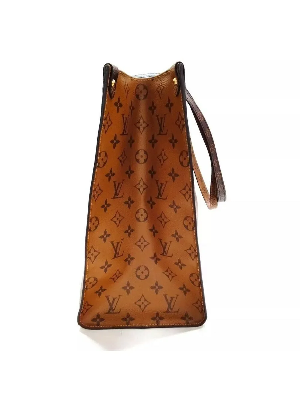 100% Authentic Louis Vuitton  On the Go GM Brown Monogram Giant Tote Bag